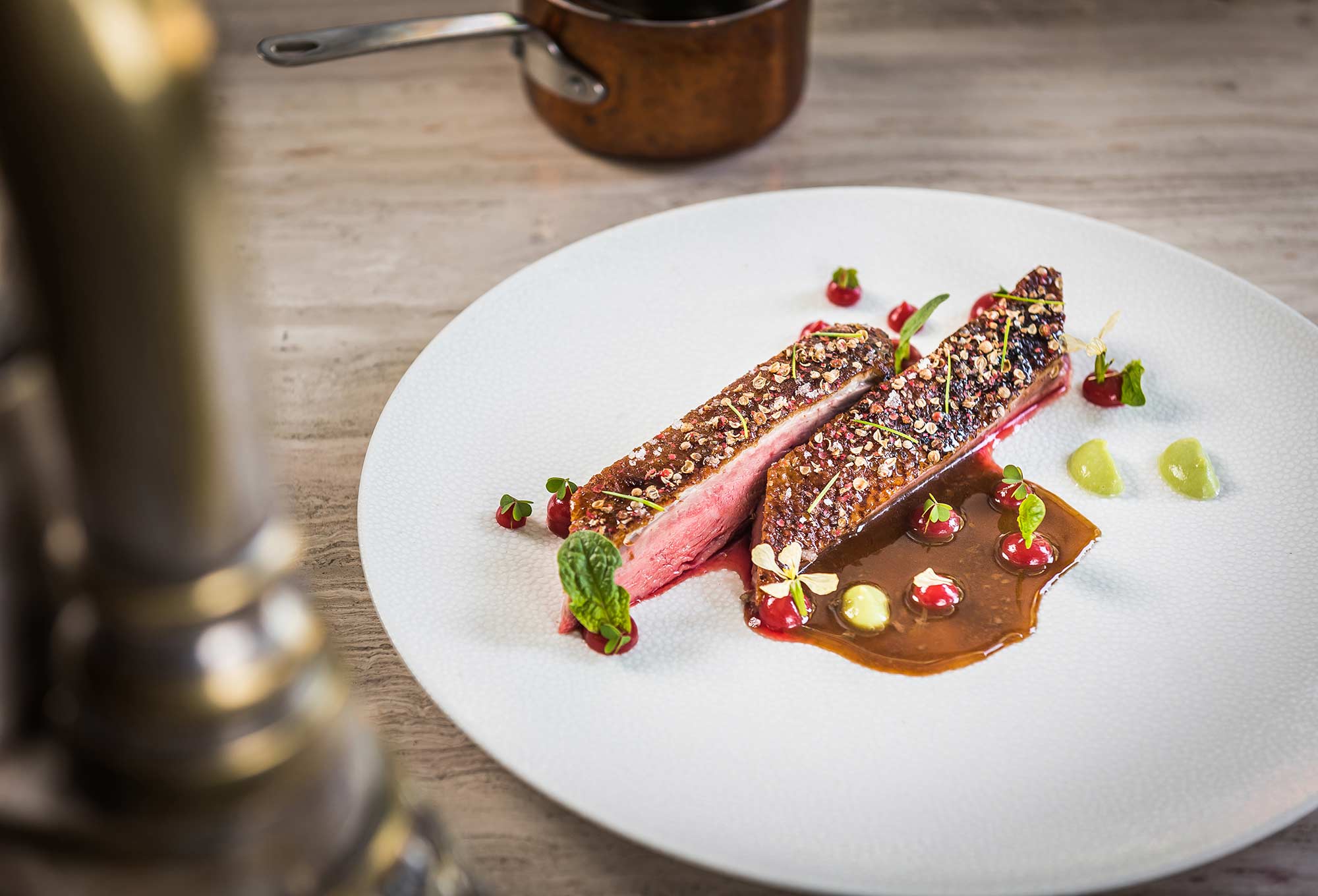 Bresca---dry-aged-duck-a-la-presse-scaled-down - Washingtonian